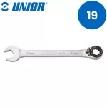 Combination Ratching Spanner Unior 19 mm
