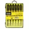 Needle File Set Rubber Grip 6pc 140mm rolson