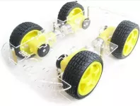 Robot Chassis (4 Gear Motors + 4 Wheels)