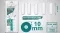 Cylinder brush 12 in 1 set 4" Total