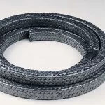 DEMINAS®CARBONIZED FIBER REINFORCED INCONEL WIRE BRAIDED PACKING STYLE 3600R Size 8 X 8 Mm