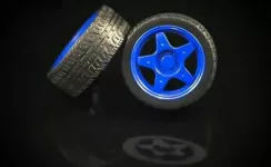 Wheel Blue For Robot 65mm High Quality Rubber