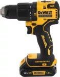 DEWALT 18 V Ultra Compact Hammer Drill Driver, 65N.M, 2x1.5 AH Batteries, Charger, (DCD709S2T)