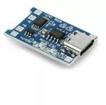 Lithium Battery Charger Module with Dual Protection 3.7- 4.2V