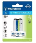 Westinghouse Rechargeable Battery 9V 200 MAh