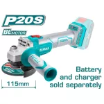 Total Lithium-ion Angle Grinder 20 V 115mm