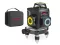 CROWN Laser Scale, 12 Lines (3X360), 3 Lenses, 360 Degrees, 30 Meters, Green Beam, With Remote Control