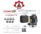 CROWN Laser Scale, 12 Lines (3X360), 3 Lenses, 360 Degrees, 30 Meters, Green Beam, With Remote Control