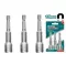 Total 3 Pcs Magnetic Nut Set 10mm