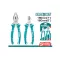 Total 2 Pcs Pliers Set