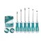 Total 6 Pcs Go-through Screwdriver Set