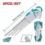 Hex Key 9Pcs Total 1.5 -10mm
