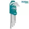 Total Ball Point Hex Key 9pcs 1.5-10mm
