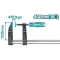 TOTAL F Clamp With Plastic Handle 16 "