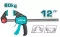 TOTAL Quick Bar Clamp 12"