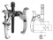 TOTAL Three Jaws Puller 6"