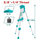 TOTAL TRIPODS FOR LASER LEVELS 5/8"+1/4"