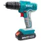 TOTAL Lithium-ion cordless drill one battery 20V / 1.5Ah / 45Nm