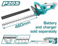 Total Hedge Trimmer 20V Without Battery And Charger