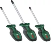 Bosch 3 Pcs Screwdrivers Set (PH1, PH2, PZ1) In Box