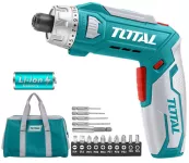 TOTAL CORDLESS SCREWDRIVER Li - Ion 8V / 1.5Ah