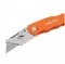 Aluminum Body Dual Blade Folding Utility Knife With Retractable Blade For Multi-Function