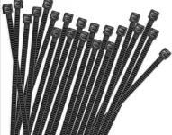NYLON CABLE TIE - Black , 100 Pieces ( 38mm × 7.6mm )