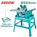 TOTAL TABLE SAW 2600W / 254mm