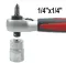 RATCHET HANDLE 1/4" 105MM FOR SOCKETS AND BITS YATO