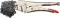 LOCKING PLIERS WITH CHAIN 10" (250MM) YATO
