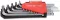 HEX KEY SET-ball-end - Imperial - 12PCS YATO