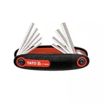 FOLDING TORX TAMPERPROOF KEY 9 PCS SET YATO