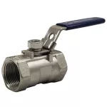 1-1/2 In. NPT Threaded - One Piece Standard Port 1000 PSI - 316 Stainless Steel Ball Valve