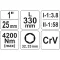 SDS PLUS MASONRY DRILL BIT 10X160MM X-TIP YG-11C YATO