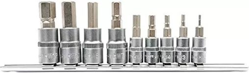 Hex Socket Bit , 9 Pcs YATO