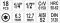 Torx Bit Socket Set , 1/2” 1/4” - 18 Pcs