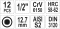 Bit Socket Set , 1/2”  - 12 Pcs YATO