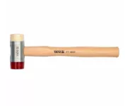 PU & NYLON HEADS MALLET WITH WOODEN HANDLE 45MM YATO