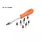 Socket Bits Set 1/4" 46 Pcs From 4mm - 14mm Fiber Bag Harden