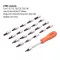 Socket Bits Set 1/4" 46 Pcs From 4mm - 14mm Fiber Bag Harden