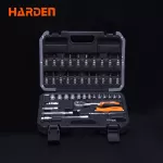 Socket Bits Set 1/4" 46 Pcs From 4mm - 14mm Fiber Bag Harden