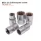 Socket Bits Set 1/2", 32 Pieces, Hexagon + Serrated, From 8 Mm - 32 Mm, Fiber Bag Harden