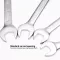 8Pcs Inch Combination Spanner Set HARDEN