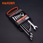 7pcs Fixed Combination Gear Spanner Set HARDEN