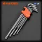 Allen Wrench Set, 9 S., Longer Star Harden