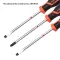 6Pc Screwdriver Set (Slotted 3Pcs, Phillips 3Pcs) Harden
