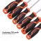 6Pc Screwdriver Set (Slotted 3Pcs, Phillips 3Pcs) Harden