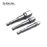 Drill Bit Holder Set 3pcs 1/4" +3/8" +1/2" Harden