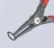 5 1/2" External Precision Snap Ring Pliers Knipex