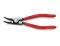 5 1/2" External 45° Angled Snap Ring Pliers-Forged Tips Knipex